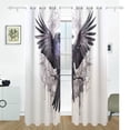 thumbnail image 2 of Bird Mirror Black Out Curtains 84 Inch Length Curtains for Sliding Glass Doors Bedroom Living Room 2 Pack, 2 of 6