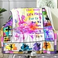 thumbnail image 2 of Dance Blanket Soft Cozy Bed Couch Dances Theme Throw Blankets Birthday Gifts for Teen Girls Teachers Women 50"x40", 2 of 6