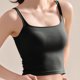 thumbnail image 1 of mfyjkho Camisetas Sin Mangas Para Gimnasio Para Mujer, Camisola Sin Mangas De Verano Con Cuello Redondo Y Color Liso Para Mujer Tops Para Mujer L, 1 of 6
