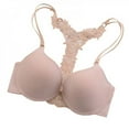 thumbnail image 4 of POINTERTECK Women‘s Front Closure Push Up Lace Bra Hollow Back Lady Underwear, 4 of 5