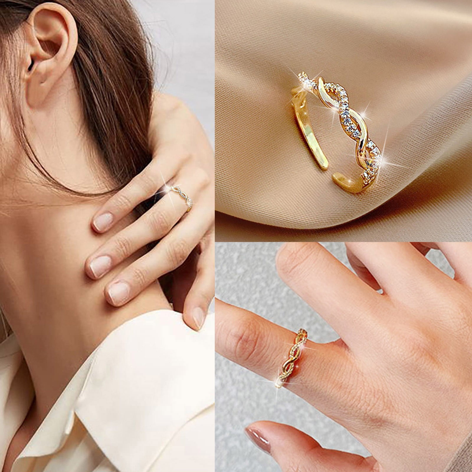 Designer gold ring designs for female | Gold ring designs, Ring design for  female, Gold earrings designs