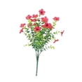 thumbnail image 4 of Ramo de flores violetas artificiales para exteriores Rojo, 4 of 9