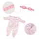thumbnail image 3 of Set de ropa para muñeca Reborn Baby Doll 16-18 pulgadas CARANOVO Pink, 3 of 6