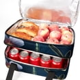 thumbnail image 5 of Dragonfly Double-Layered Insulated Refrigerated Lunch Bag with Two Compartments, Large Capacity, Hand-Carry 7.1x11.4x16.1 Inches - Lunch Bags, Lunch Bag, 5 of 6