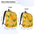 thumbnail image 3 of Yiaed Yellow Limes Print Backpack, Premium Laptop Backpack, Travel Backpack for Women, Lightweight Backpacks, Comfortable Back Pack-Medium, 3 of 5