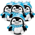 thumbnail image 1 of Joya pingüino bufanda gorro XmasPenguin01 4Pzas Plata S925 Chapa Separador Fijo Pingüino Navideño Plata/Azul Caja Blanca, 1 of 3