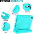 thumbnail image 5 of AVAWO Kids Case for iPad Mini 7 (A17 Pro) 2024 8.3 inch, Mini 6 2021 with Built-in Screen Protector, Shockproof Lightweight Handle Stand Cover, Cyan, 5 of 9