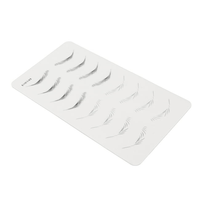 Eyebrow Microblading Practice Sheet, Microblading Practice Skin Pretty Eyebrows Shape Inkless Thick Silicone For Salon 01,02,03