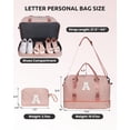 thumbnail image 2 of Bolsa de fin de semana Vogewood Gifts para nieta Initial Pink, 2 of 7