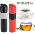 thumbnail image 4 of 350ml Portable Coffee Press Tea Set Coffee Brewer Travel Coffee Cup (black), 4 of 5