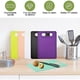 thumbnail image 3 of Set of 6 Plastic Cutting Boards, BPA-Free Kitchen Boards, Cutting Board Set with Handle, 3 of 5