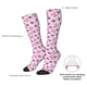 thumbnail image 4 of Fotbe Cherry Strawberry Calcetas Divertidas Estampadas para Hombre y Mujer, Calcetas de Algodón hasta la Rodilla para Caminar, Correr, Enfermería y Embarazo, 4 of 6
