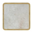 thumbnail image 3 of Butler Specialty Company Monhegan Outdoor Teak And Marble End Table - Natural, 3 of 6