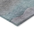 thumbnail image 3 of Addison Rugs Chantille Indoor/Outdoor Transitional Waves Teal Machine Washable Rectangle Rug, 9' x 12', 3 of 8