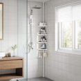 thumbnail image 3 of Boutique Home Adjustable Bathroom Corner Telescopic Shelf Shower Caddy, 3 of 4