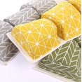 thumbnail image 5 of Bolsa de almacenamiento colgante zhang ming 3 piezas de tela de lino, 5 of 5