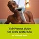 thumbnail image 4 of Cuchilla de repuesto Philips Norelco OneBlade Skin Protect, paquete de 2, 4 of 6