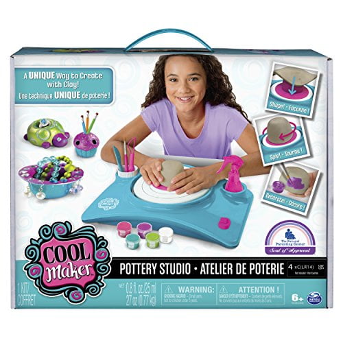 Cool Maker - Studio de Poterie - Artisanat de Roue de Poterie d'Argile pour des Enfants - Âges 6+
