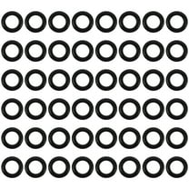 unbranded 200 Pcs Clothes Craft Fasteners Eyelets Grommets Kit Sticker Black