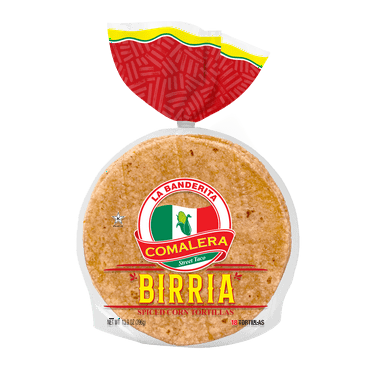 La Banderita Comalera Street Taco Birria Spiced Corn Tortillas, 18 Count, 13.9 oz