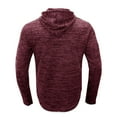 thumbnail image 6 of HAiming Mens Drawstring Hoodies Solid Color Long Sleeve Round Neck Pullover Tops Winter Casual Loose Sport Sweatshirts, 6 of 7
