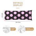 thumbnail image 3 of Fotbe Pink Groovy Disco Ball Funda para Almohada Corporal con Diseño, Funda de Microfibra Ultrasuave de 20x54 Pulgadas, Ropa de Cama Elegante, 3 of 7
