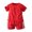 Red, variant on WOLLED Toddler Baby Boys Summer Outfits Newborn Short Sleeve Cotton Shirts & Casual Shorts