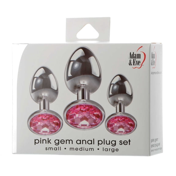 Pink Gem Plug Set
