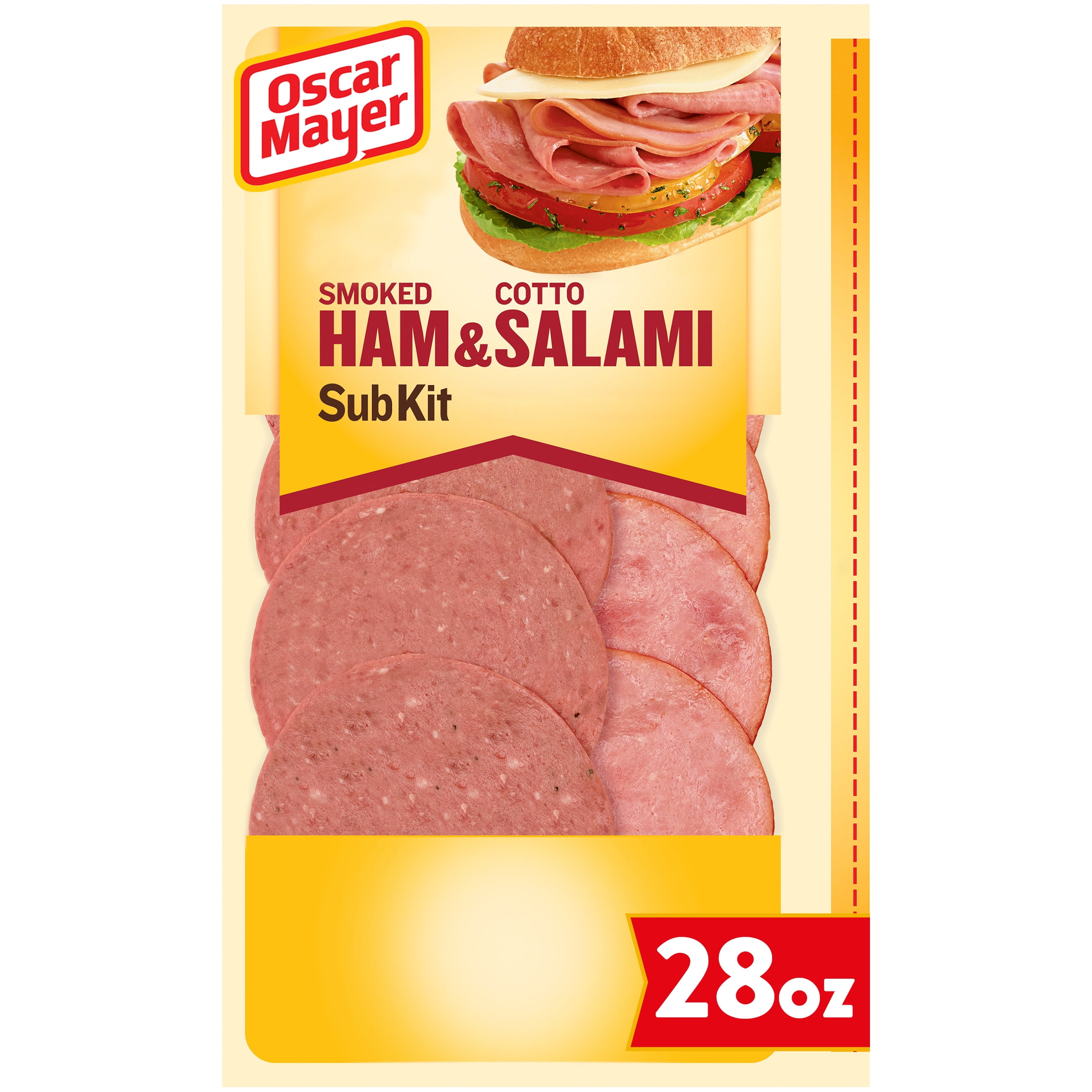 Oscar Mayer Smoked Ham & Cotto Salami, 28 oz Pack