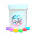thumbnail image 3 of Fruity Cereal Milk Thick Glossy Slime, Fruit Loops Scented Fidget Toy Set 8oz, 3 of 5