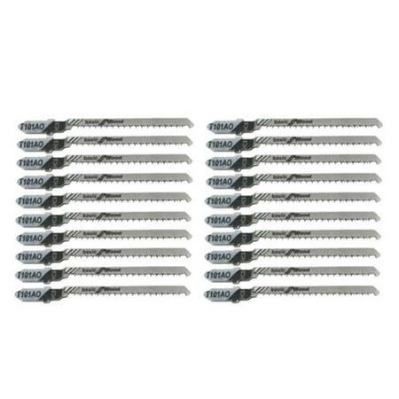 

20Pcs Reciprocating Blade T101AO T- Multi Jig Saw Blades for Wood Plastic Cutting Disc