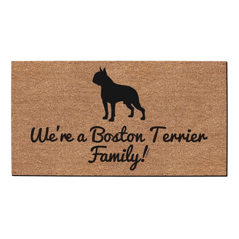 ThisWear Boston Terrier Mom We're A Boston Terrier Family New Home