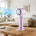 thumbnail image 5 of Handheld Fan Usb Charging Mini Portable Fan, Quiet Handheld Fan with 1500Mah Battery for Travel Office School, 5 of 7