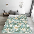 thumbnail image 5 of Sikiie Lilies Flowers Ultra-Soft Micro flannel Blanket Luxury All Seasons Warm Blanket for Bedding Sofa and Travel (4 sizes)-50"x40", 5 of 7