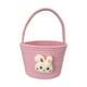 thumbnail image 2 of Canasta de Pascua Rope Rope Regalo Baskets de huevo Bolsos de huevo Cartoón portátil Linda canasta de almacenamiento de golosina para dulces Rosa, 2 of 8