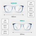 thumbnail image 3 of Lentes de seguridad Stoggles Square certificacion Z87.1 antiniebla bloqueo luz azul tamaño pequeño, 3 of 5