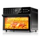 thumbnail image 1 of 32QT Extra Large Air Fryer, Toaster Oven Air Fryer Combo, 360°Hot Air Circulation for Healthier Food, 1800W Preset Dual Cook, 13"Pizza Cooking, 20-in-1 Double-Rack Oven, 7-Accessory, Transparent Door, 1 of 5