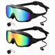 thumbnail image 1 of Gafas de natación Rantizon ajustables, antivaho, UV, con visión amplia, para adultos, 1 of 6