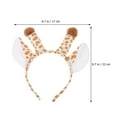 thumbnail image 2 of Miangastore 6 Pcs Cerceaux en Peluche Design Animal pour Enfant, 2 of 8