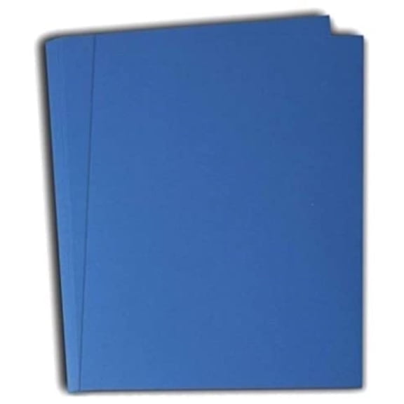 Hamilco Colored Cardstock Paper 11" x 17" Cobalt Blue Color Card Stock Paper 50 Pack