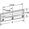 thumbnail image 2 of Woeilo F 2882 Deluxe Sash Lift, 3-3/16 In., Wrought Steel, Satin Nickel, Decorator (2 Pack), 2 of 2