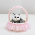 thumbnail image 2 of Toy Funny Cat Doll in Lace Hanging Mini Sleeping Kitty with Meows Sounds Cute Toy for Kids Boys Girls, 2 of 9