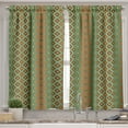 thumbnail image 2 of Ambesonne Earth Tones Valance & Curtain, Retro Folk Accents, 55"x30", Multicolor, 2 of 6