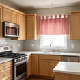 thumbnail image 3 of Durable Gingham Check Kitchen Window Valance, Rectangular Nylon Fabric Light Blocking Curtain for Kitchen Living Room Bedroom Dining Room, 39.37 X 17.72 Inches (Single Panel), 3 of 6