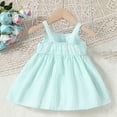 thumbnail image 5 of Abtuhar Girls 0 to 9 Months Summer Dress Sleeveless Round Neck Striped Cami Dressfor Newborn Princess Wear, 5 of 5