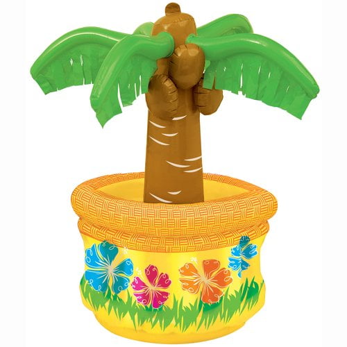 26" Palm Tree Inflatable Cooler