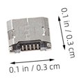 thumbnail image 2 of OUNONA 100Ud Conector Micro USB Femenino Multi Para Transferencia Y Carga, 2 of 8