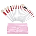 thumbnail image 2 of Pinceles para base, juego de 20 brochas de maquillaje, brochas para sombras de ojos, juego de brochas de maquillaje diseñado para profesionales, 2 of 8