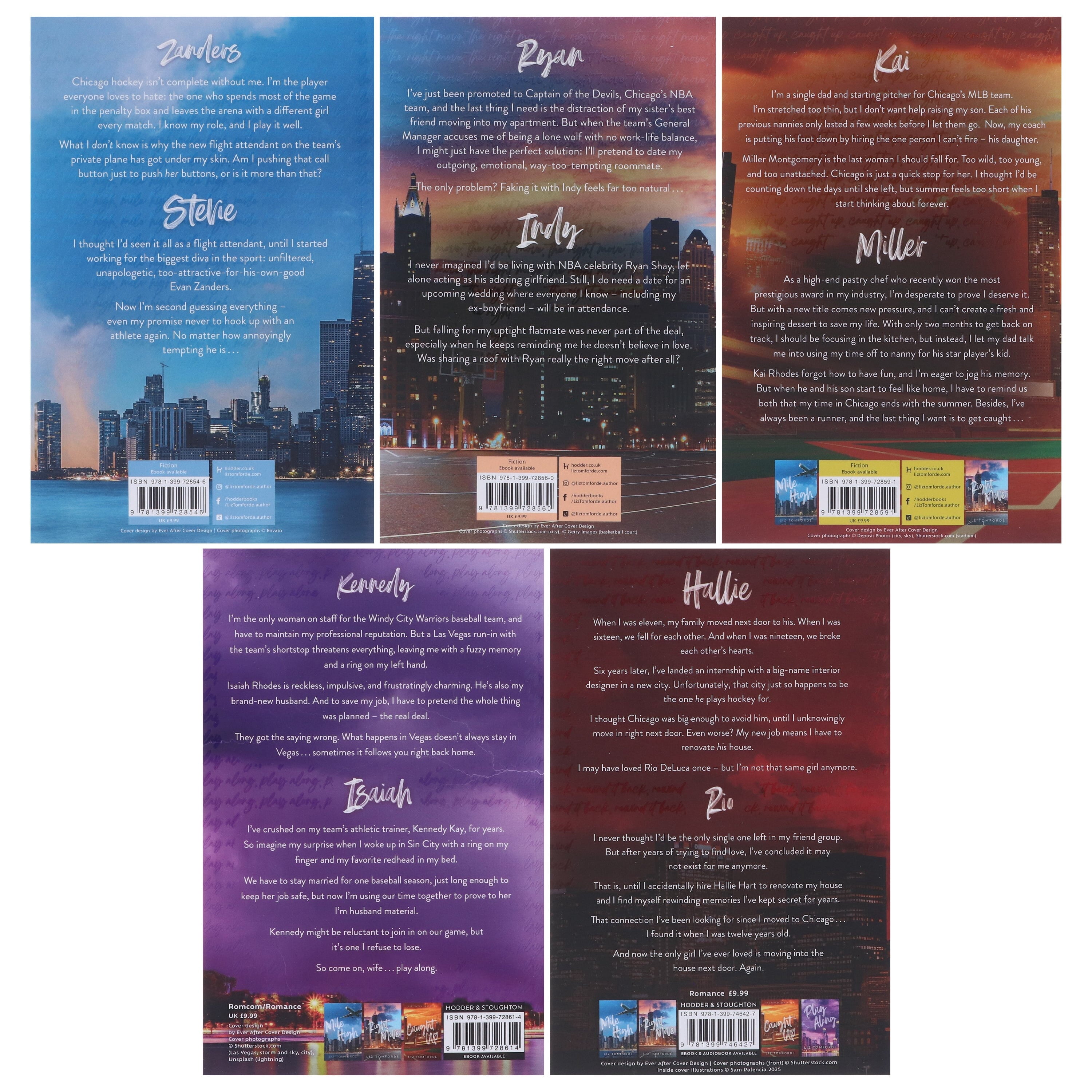 Windy City Series 5 Books Collection Set (Mile High, The Right Move, Caught Up, Play Along & Rewind It Back)