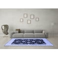 thumbnail image 3 of Ahgly Company Machine Washable Indoor Rectangle Oriental Blue Traditional Area Rugs, 5' x 8', 3 of 4